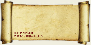 Jana Pejović vizit kartica